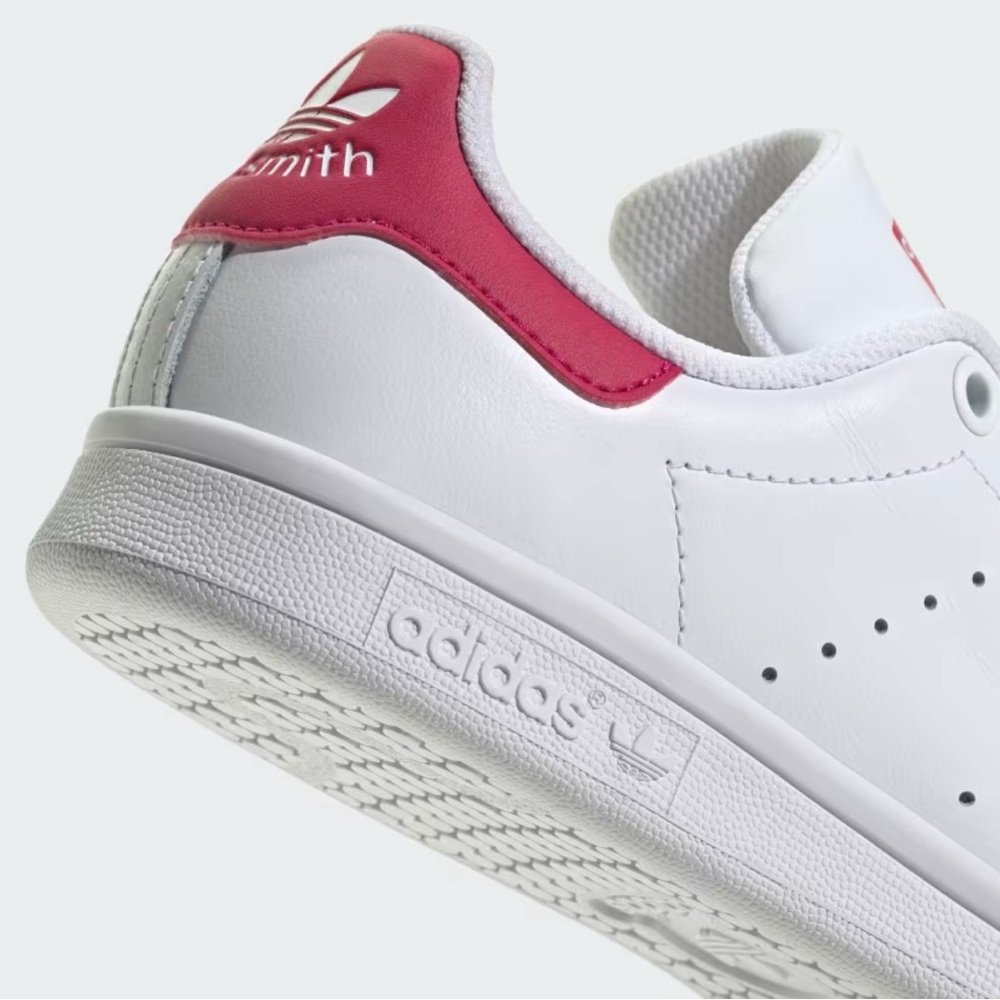 Adidas Kids’ Stan Smith | Size 4 Girls | Cloud White | Casual - Picture 13 of 16